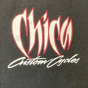 Chica Men's Vintage Black T-Shirt/ Biker Build Off/ Sturgis Bike Rally 2006.